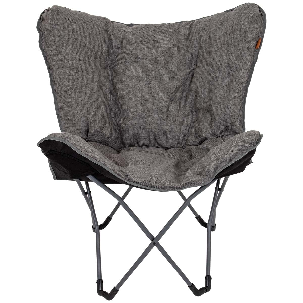 BO-CAMP BC UO Silla mariposa Grainger L gri per campeggiatori e outdoor, per comfort e praticità all’aperto