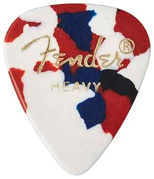 【バラ売り可】Fender フェンダー ピック144枚入 Heavy Amazon.com: Fender guitar pick (Confetti Heavy) : Musical