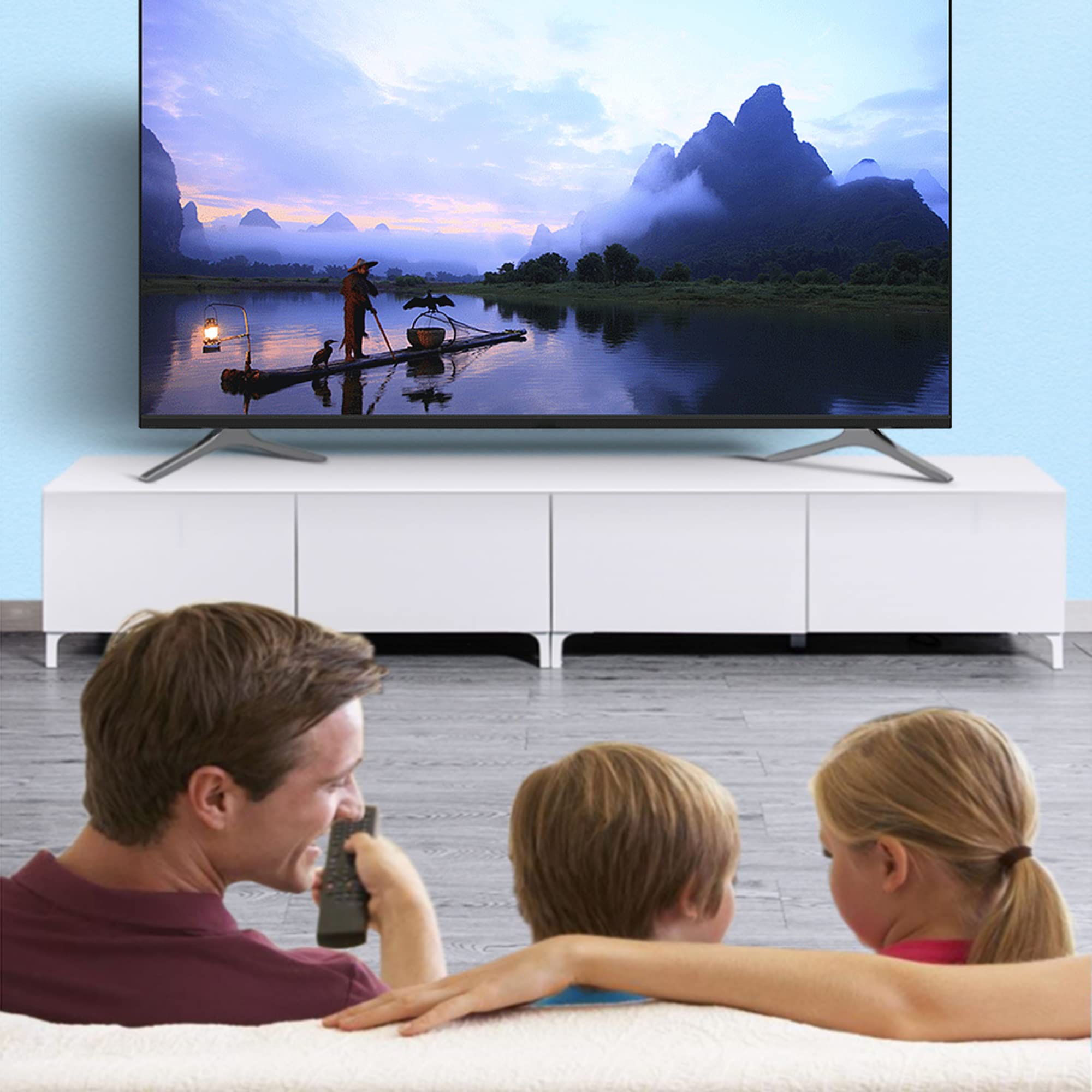 Pellicola Protettiva Anti-Luce Blu per TV da 43 a 65 Pollici, allevia l'affaticamento degli Occhi, antiriflesso/AntiGraffio, 65 Pollici, 1440 x 809 mm(55 Pollici 1221 x 689 mm