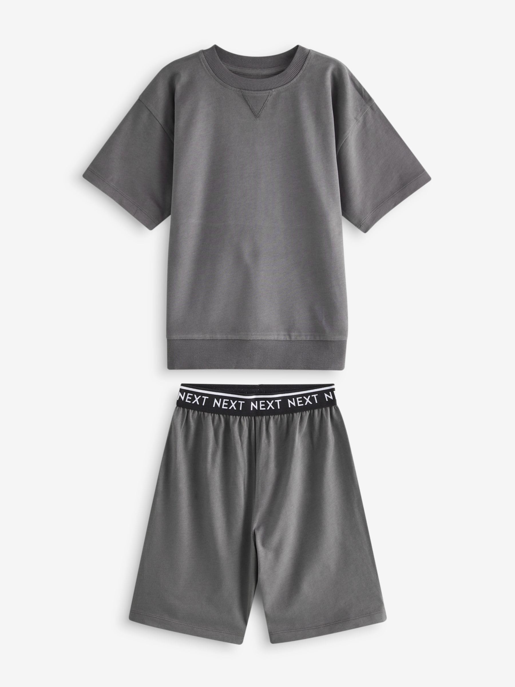NEXT Jungen Kurzer Schlafanzug aus 100% Baumwolle, 3er-Pack