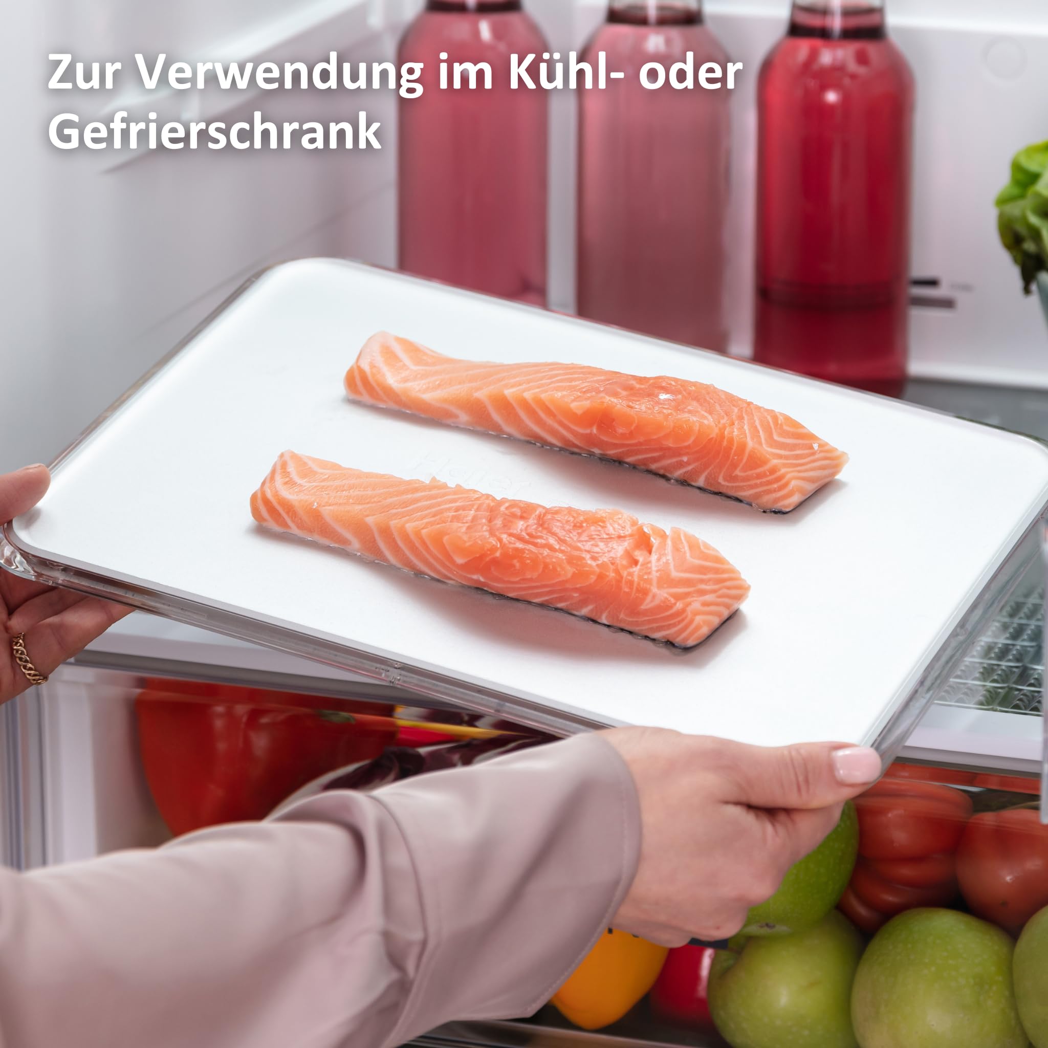 Haier Fresher Pad I Auftauplatte aus Aluminium für ultraschnelles Einfrieren & Auftauen I Auftaubrett mit antibakterieller ABT-Technologie I Schont Vitamine & Textur I Für Fleisch, Fisch & Gemüse