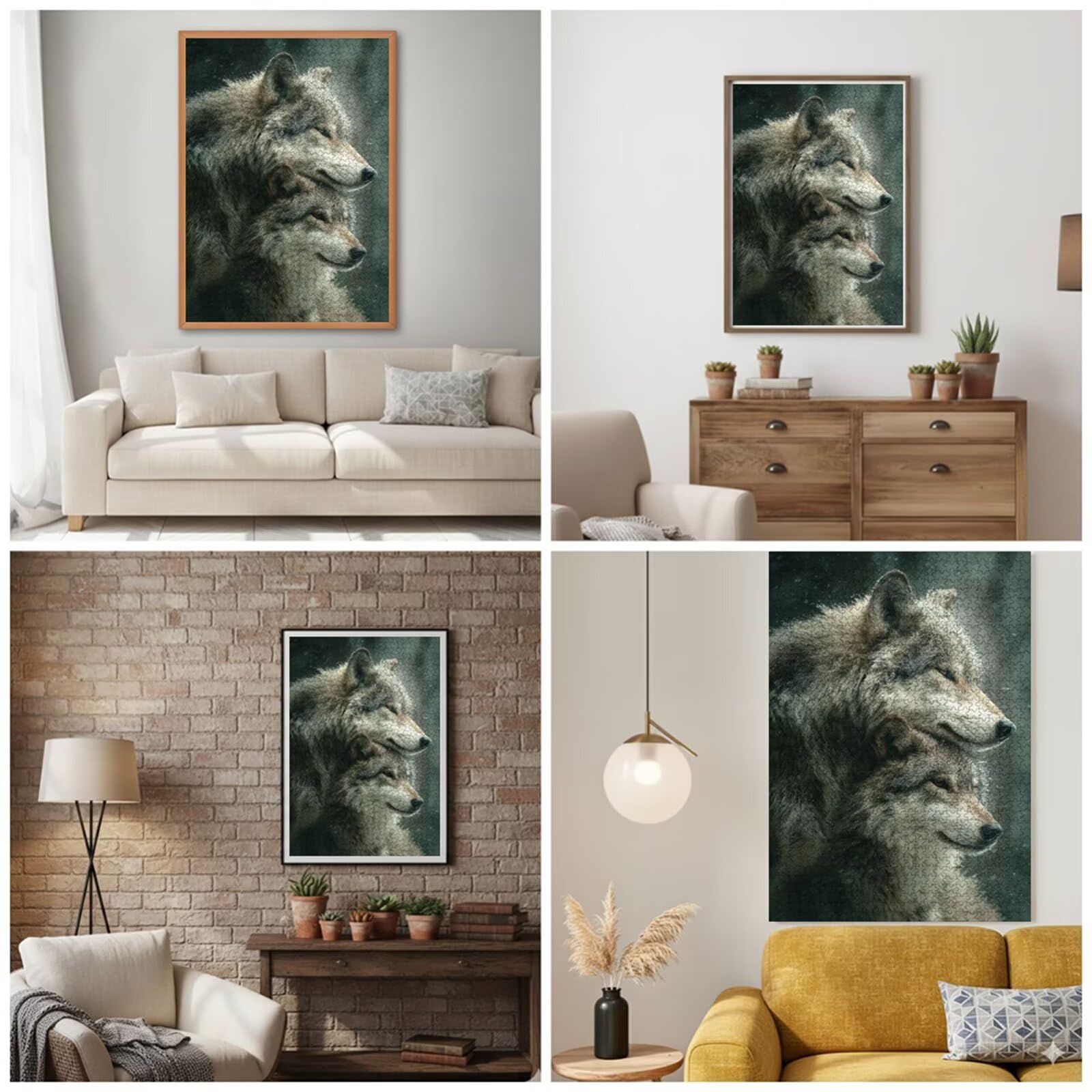 4000 Pezzi Puzzle Adulti - Animale & Inverno - Fabbricazione in Legno Robusto (Forma Classica) - Decorazione Murale con Poster - Prodotto Riservato ad Adulti e 14 Anni in Su (147x105cm) P3#1178