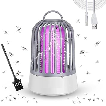 DEVADECOR Dirty Bug Killer Mosquito Repellent Lamp with USB Charging Port, Suitable for Home and Office Indoor and Outdoor (Fly Mosquito_Trap) - image, photos