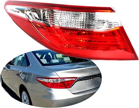 Outer Rear Left Tail Light Assembly Replacement for Camry 2015-2017 Driver Side