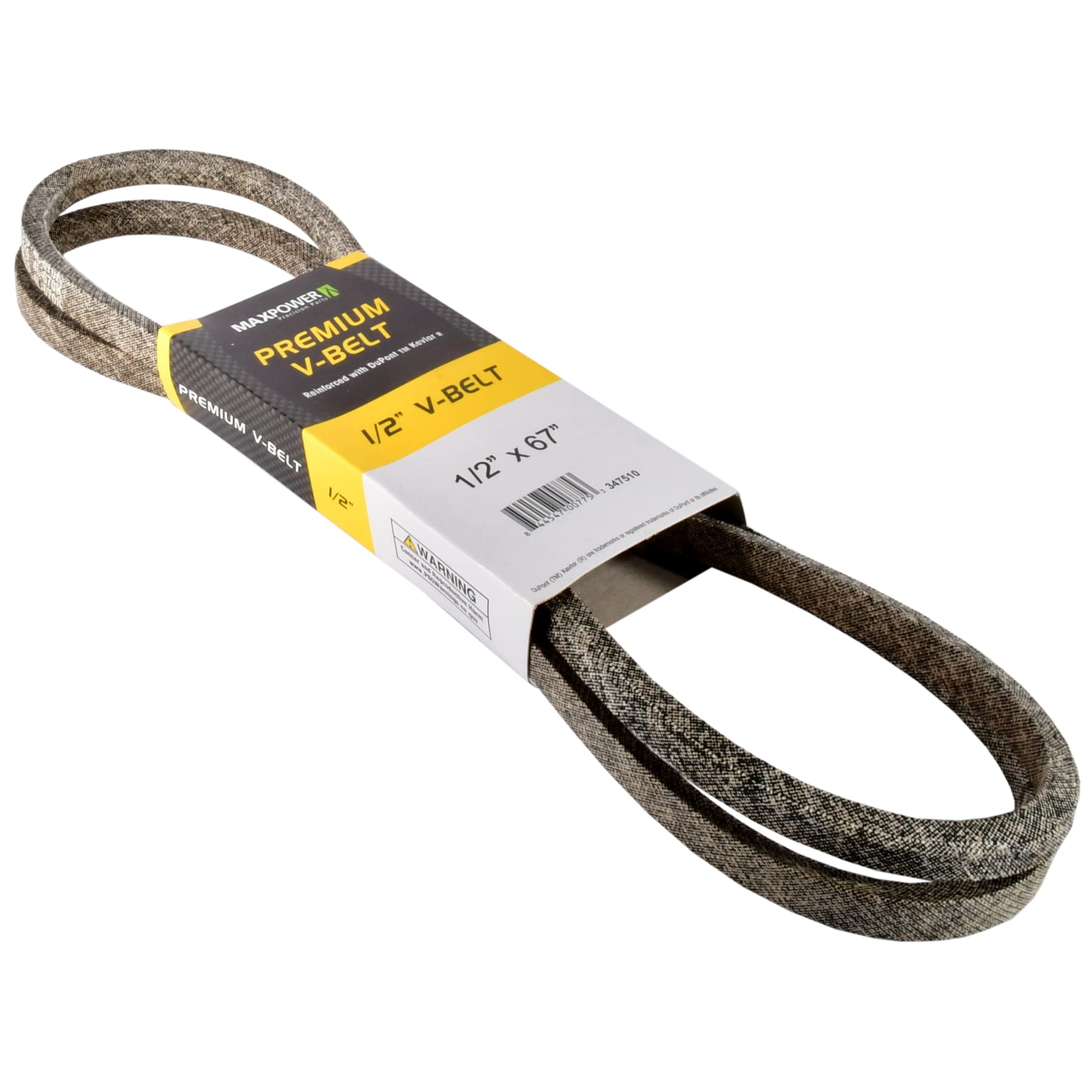 MAXPOWER Cinghie 347510, rinforzante in Kevlar, 1/2" x 67" - 4L670 - Lunghezza Esterna L(a) 1700 mm.