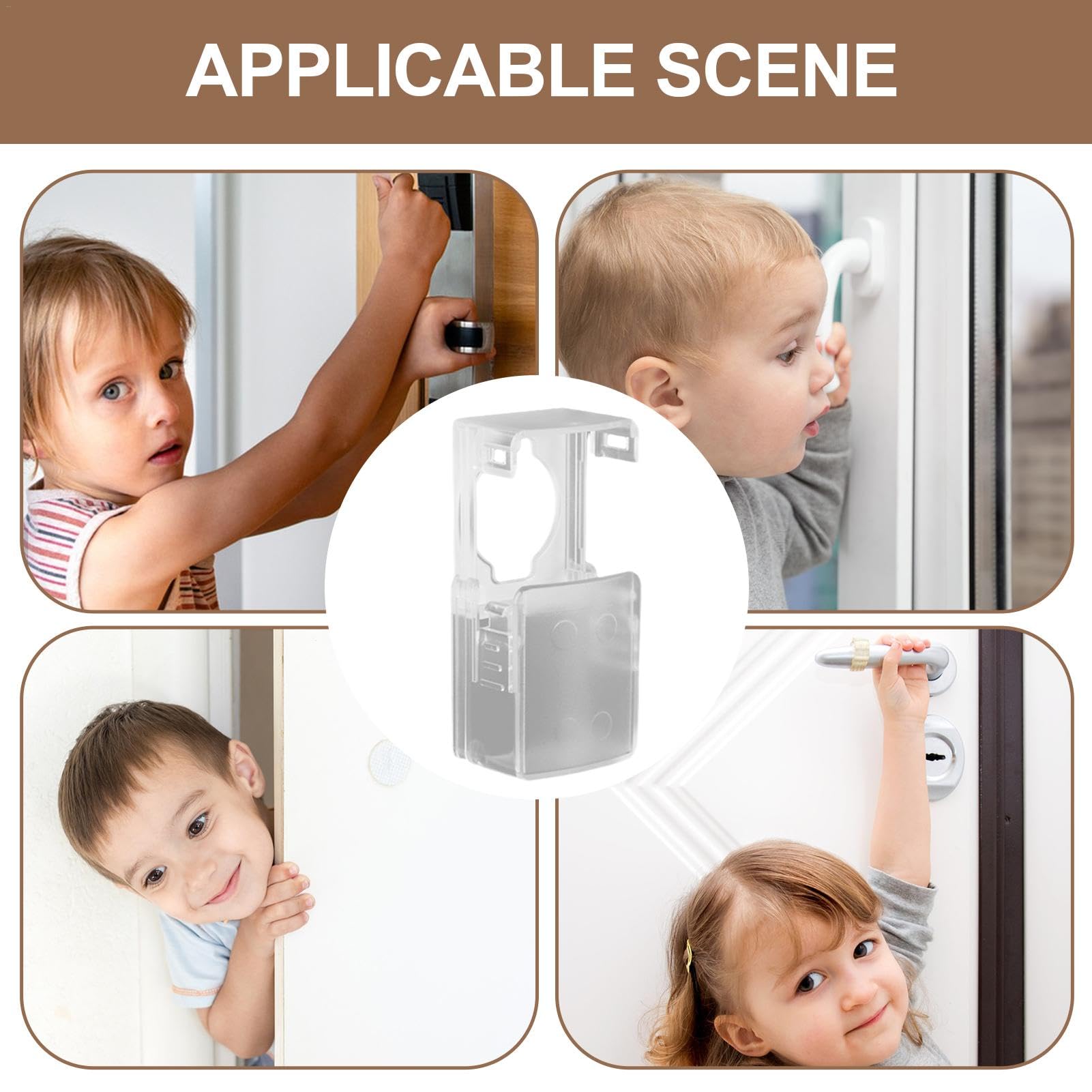 Serrature Di Sicurezza Per Bambini, A Prova Di Bambino, Autoadesive, Installazione Semplice, Senza Bisogno Di Attrezzi - 4