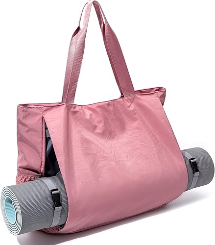 Miniatura 2 de Bolsa para esterilla de yoga, bolsas de yoga y portadores para mujer, bolsa de transporte impermeable para esterilla de yoga con soporte para