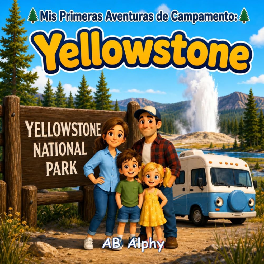 Mis Primeras Aventuras de Campamento: Yellowstone: Una dulce historia sobre la naturaleza, el camping y la exploración del Parque Nacional Yellowstone