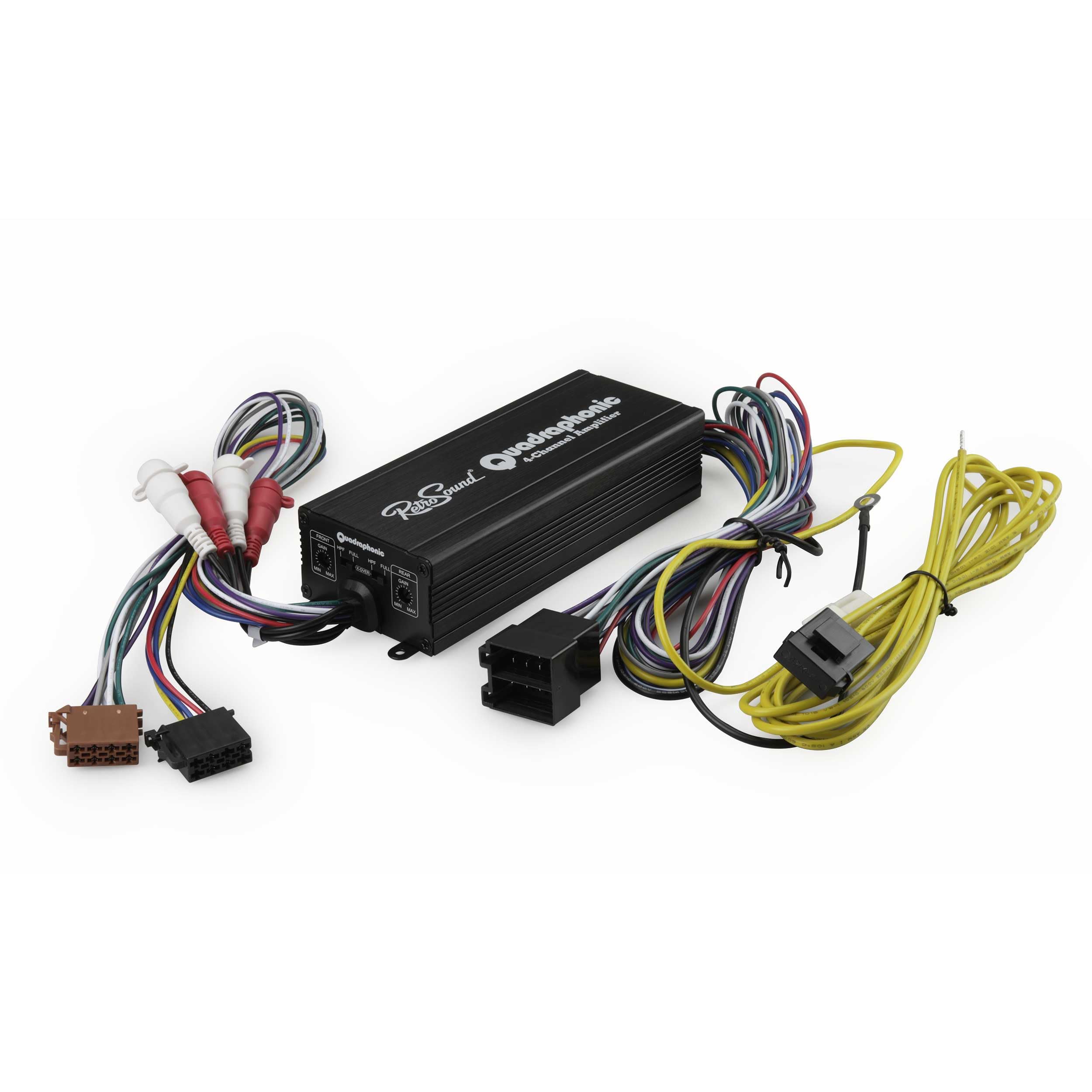 Retro Manufacturing Quadraphonic Direct Connection 4 Channel Power Full Range Amplifer. 45 Watts x 4 Channels