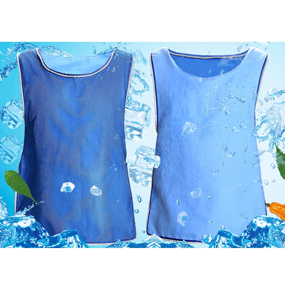 Cooling Weste, Kühlweste für Herren Damen, Sommerkühlung Sonnenstich Hochtemperatur-Schutzkleidung Sportweste