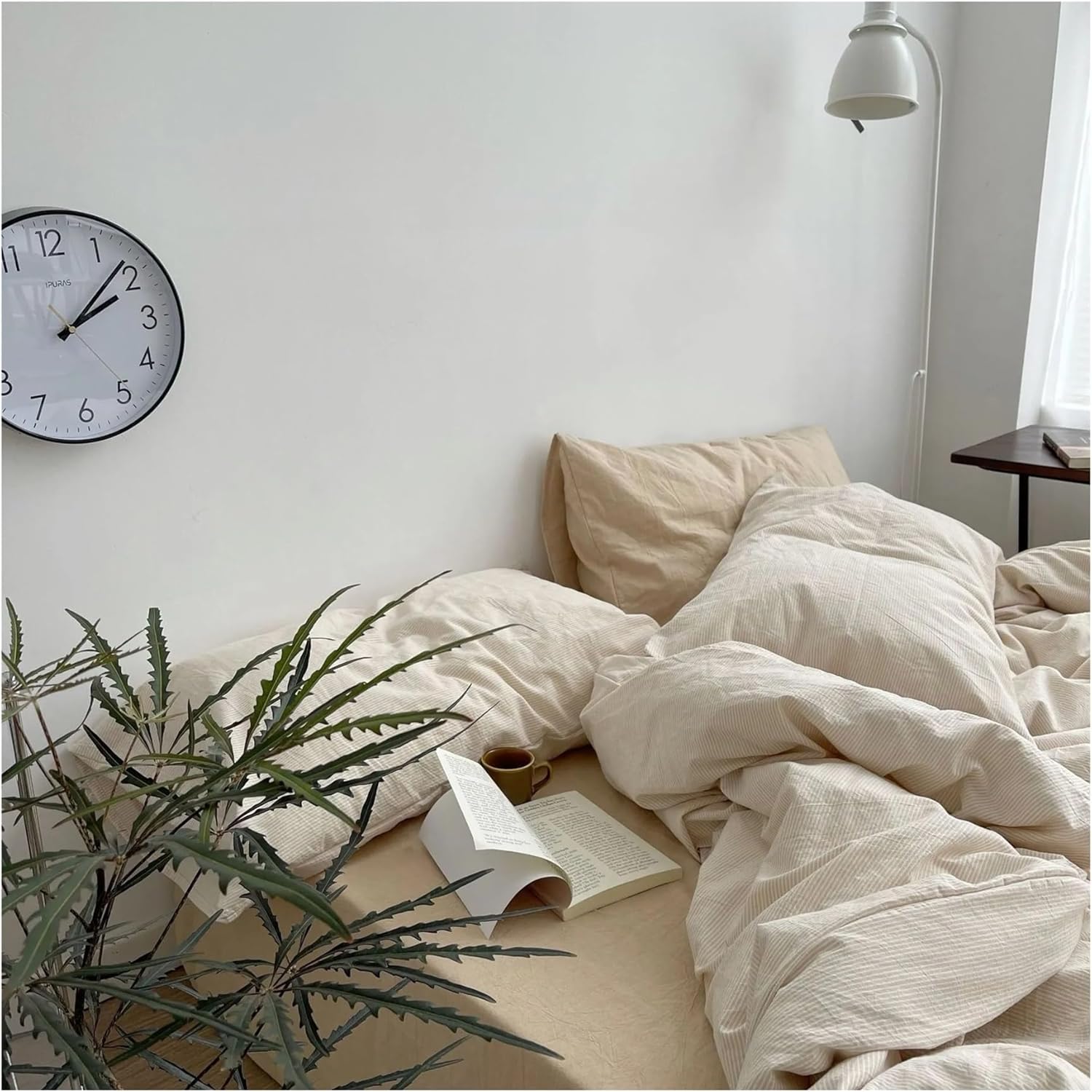 Bed, 100% Cotton Quilt Cover and Pillow Covers, Bed Sets, Skin-Friendly, Soft Comforter