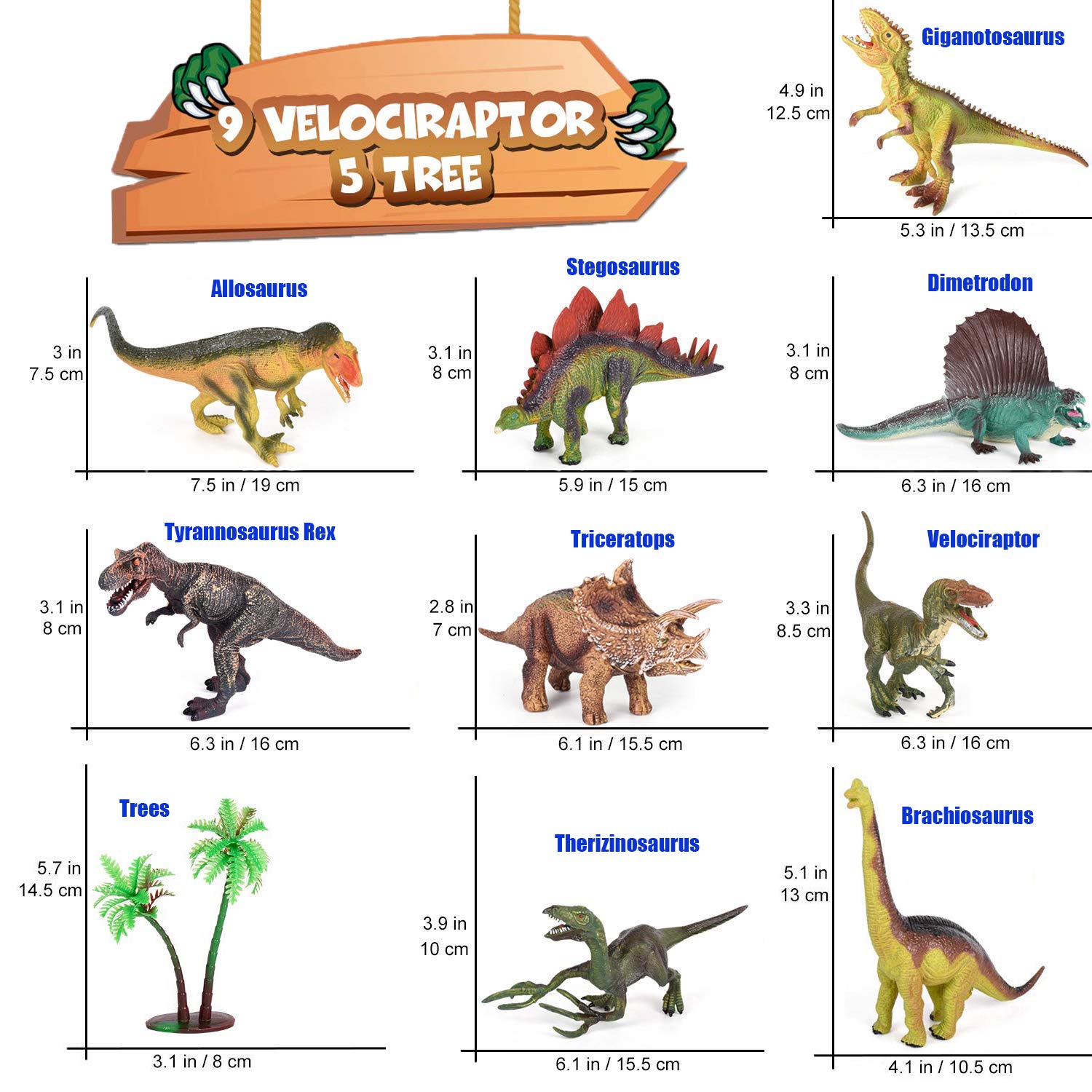 Buy BLAZOR Dinosaur Toys for Boys, Jurassic World Toys with Play Mat