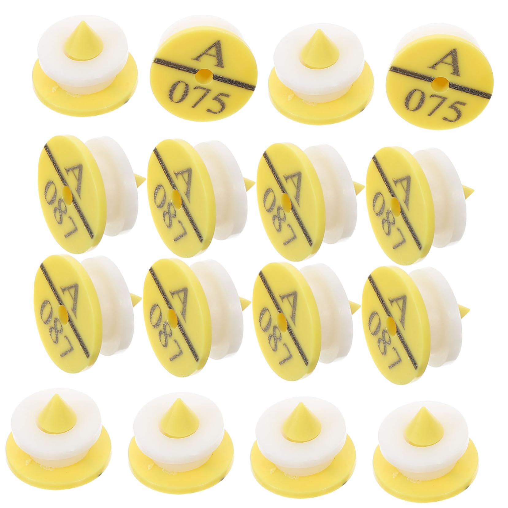 BESPORTBLE 150pezzi Etichette Auricolari Per Pollame e Bestiame Marcatori Per Facili Usare Resistenti e Versatili Per Allevatori Conigli Mucche e