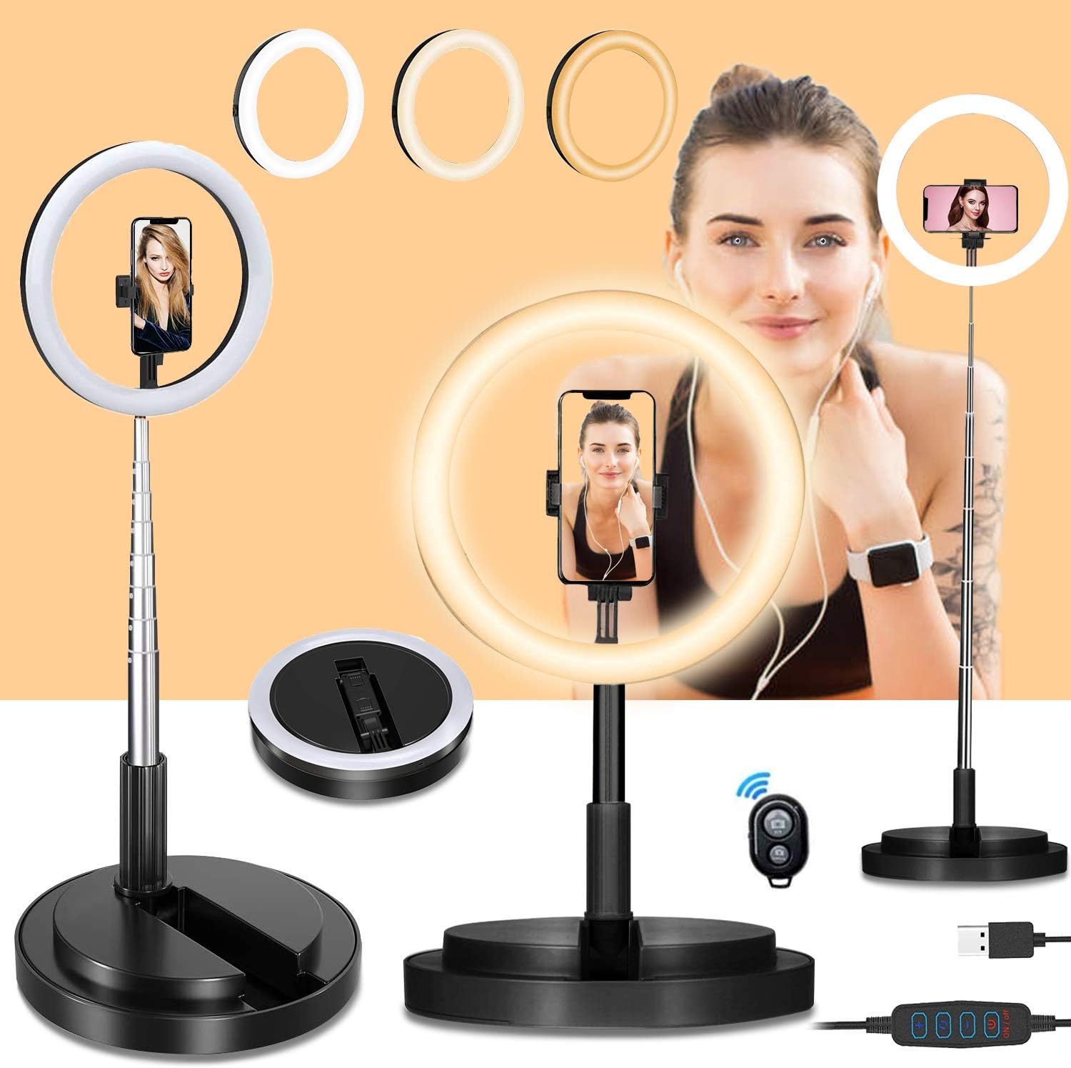 luce a led portatile per telefono