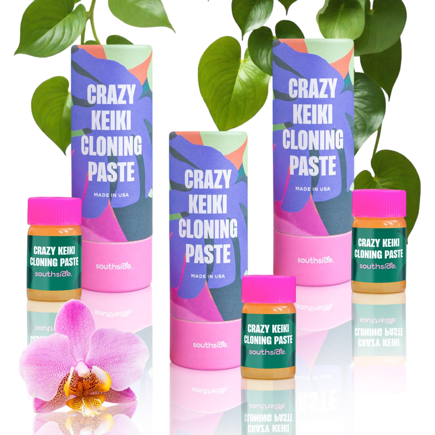 Southside Plants Keiki Cloning Paste - Natural Miracle Growth & Food Formula for Orchid Plants Hormones & Vitamins (3 Pack)