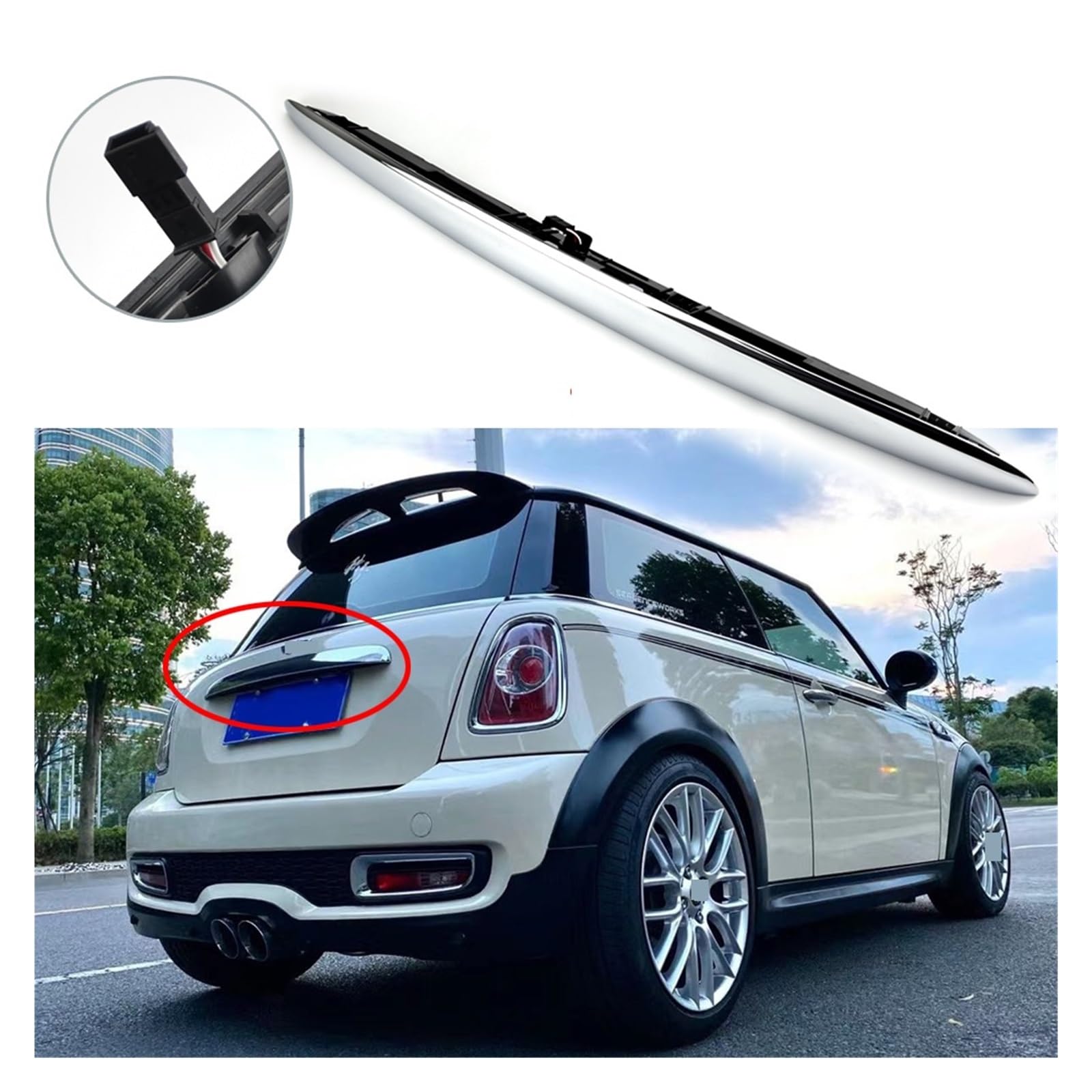 Amazon.co.jp: ハッチトランクハンドル交換用互換ミニ互換クーパー R55