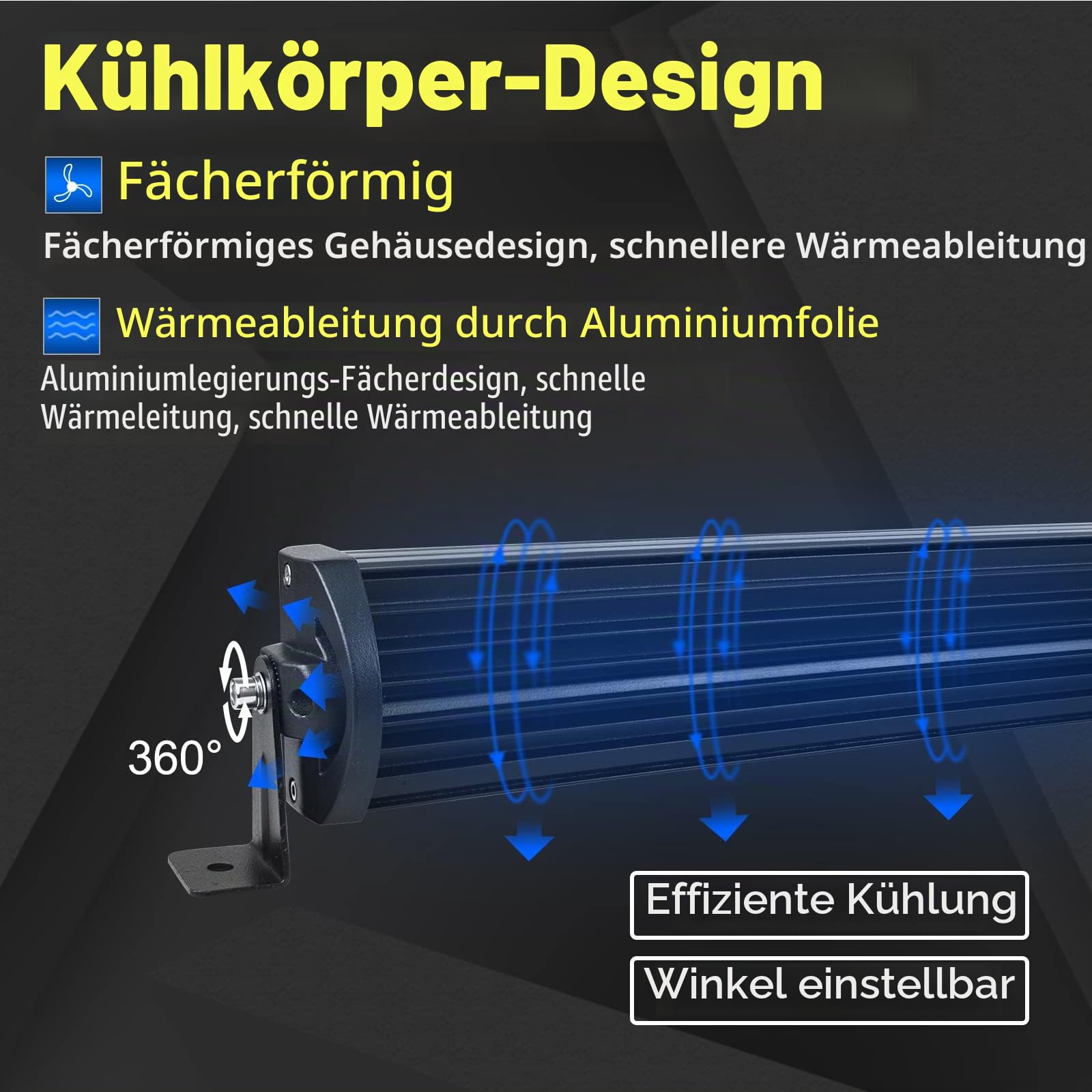 Willpower LED Lichtleiste 32" + Magnet Halterungen + 12V Kabelbaum für 4x4 | LED Balken Lightbar Gebogen 405W, 6000K Weiß, IP67, Offroad beleuchtung, Arbeitsscheinwerfer LKW KFZ Auto Traktor Fahrzeuge
