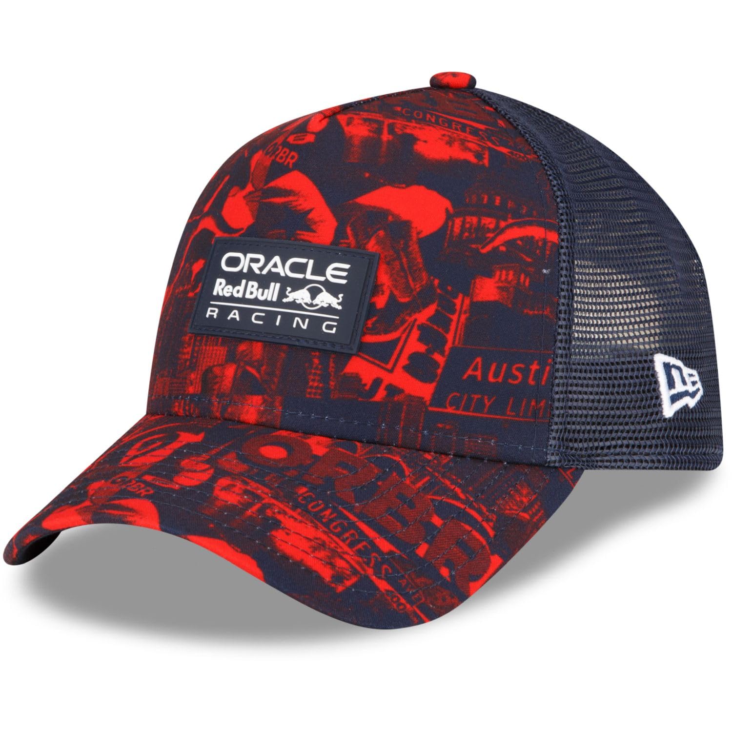 New EraA-Frame Snapback Trucker Cap AUSTIN Red Bull Racing