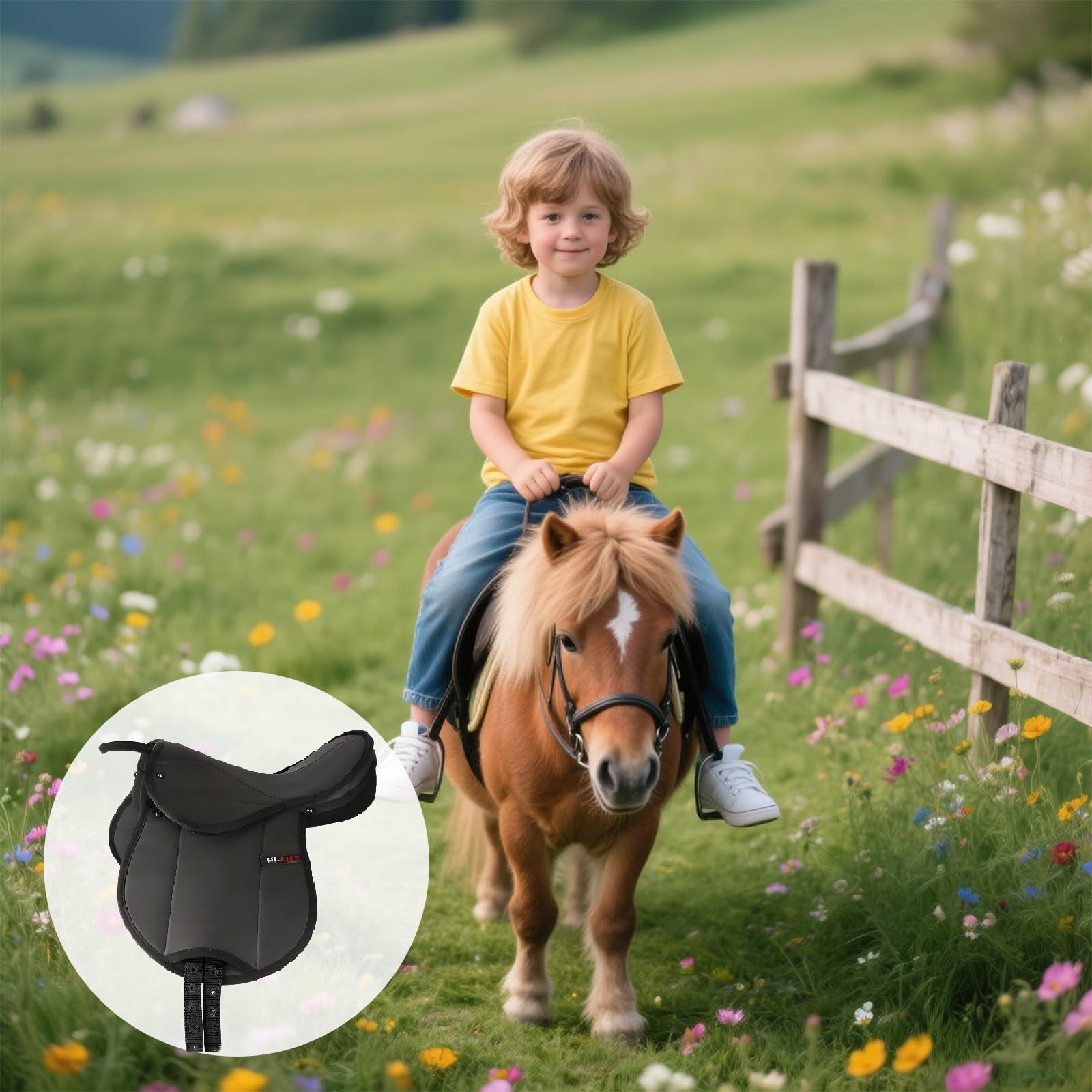 SillíN Western, Silla De Montar Junior Silla De Montar Americana Caballo De Doma CláSica Silla De Montar Occidental Silla De Montar De Truco Silla De Carreras, Para Diversas Competiciones Ecuestres
