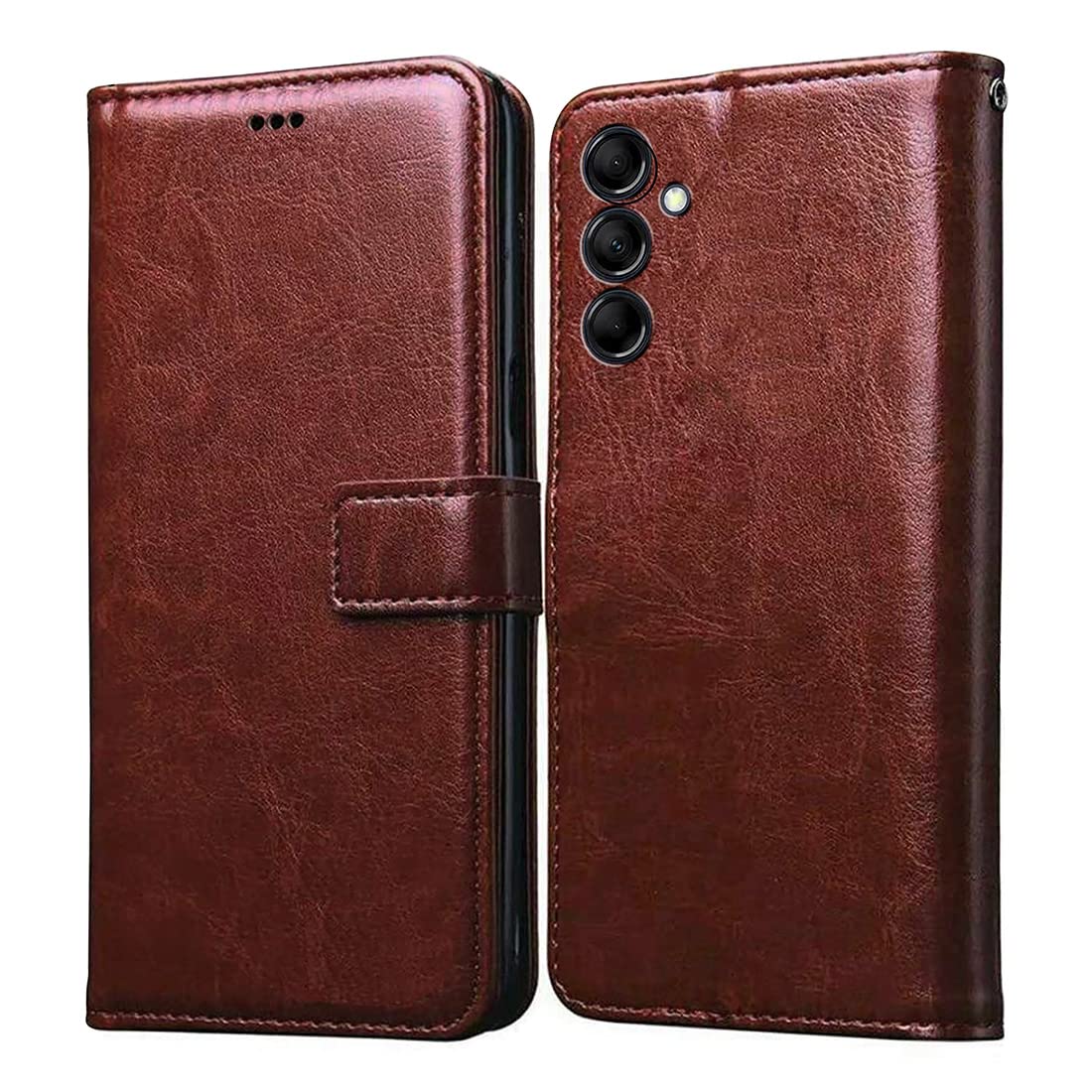 Amazon Brand- Solimo Flip for Samsung Galaxy M14 5G (Leather_Brown) (B0C14YWXG4) Amazon Price History, Amazon Price Tracker