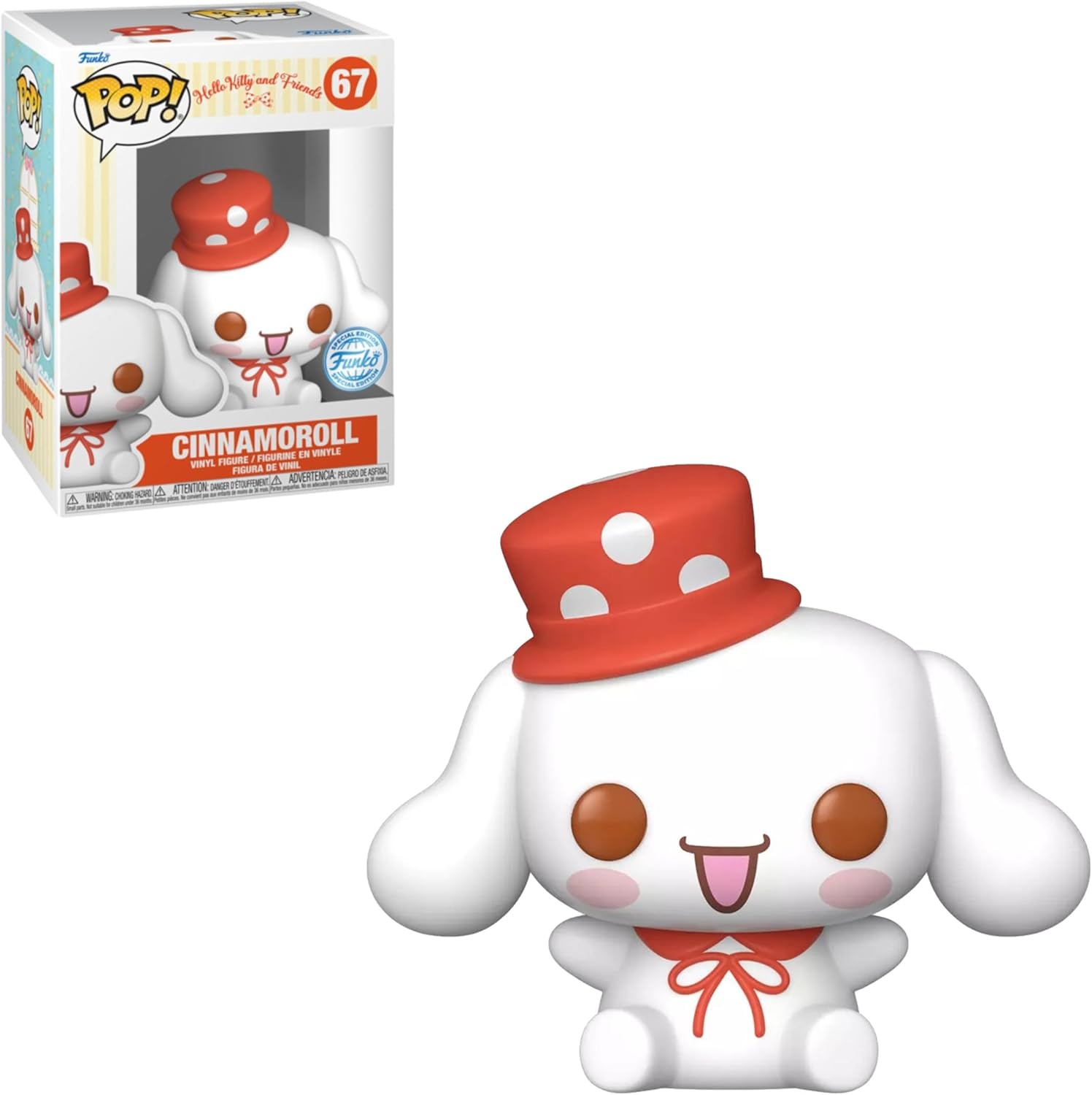 Funko Sanrio Hello Kitty and Friends Pop Cinnamoroll Vinyl Figure Hot Topic Exclusive, White