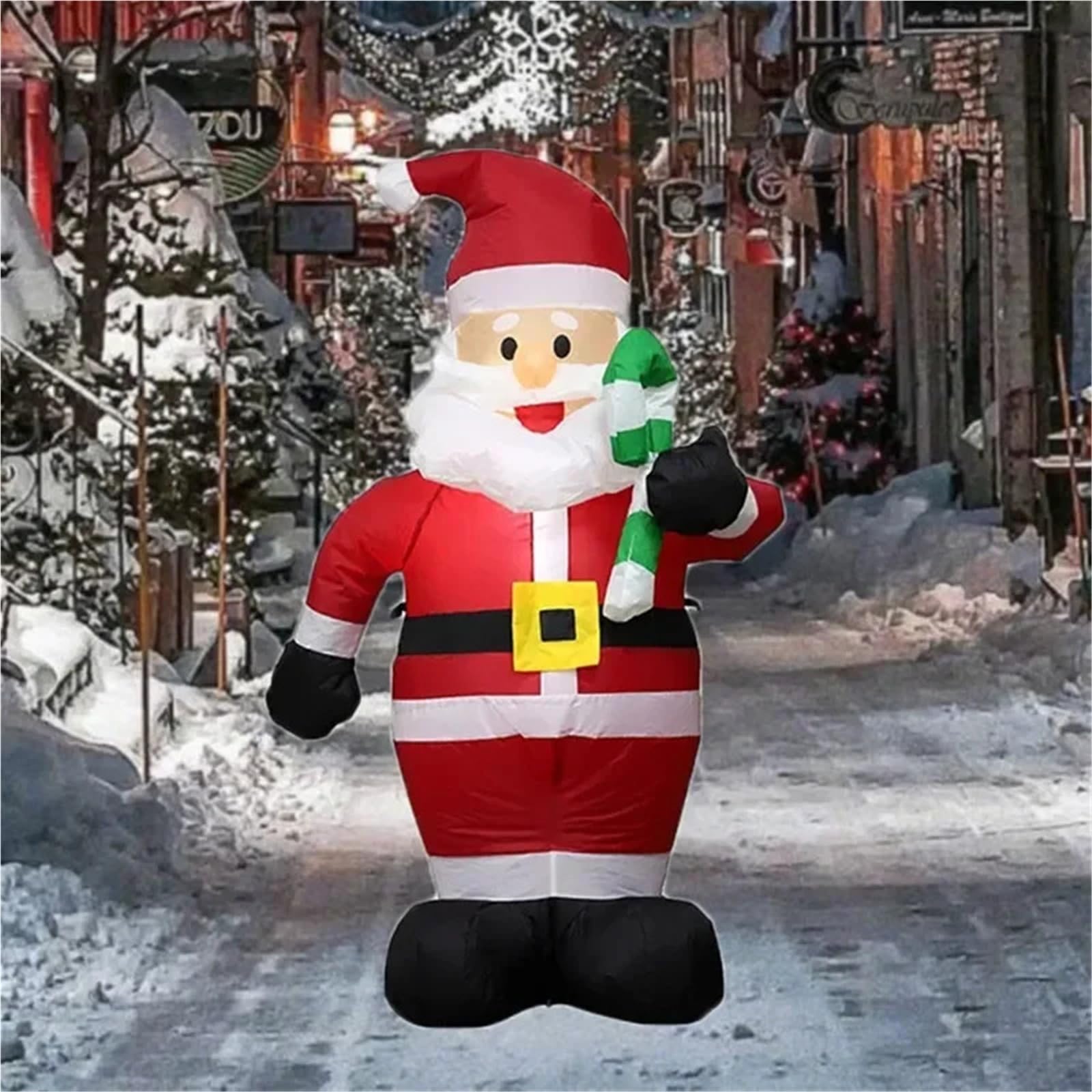 Décoration de Noël Gonflable Bonhomme de Neige Pingouin Lumineux for intérieur et extérieur, décoration de Jardin à Faire soi-même for Le Nouvel an