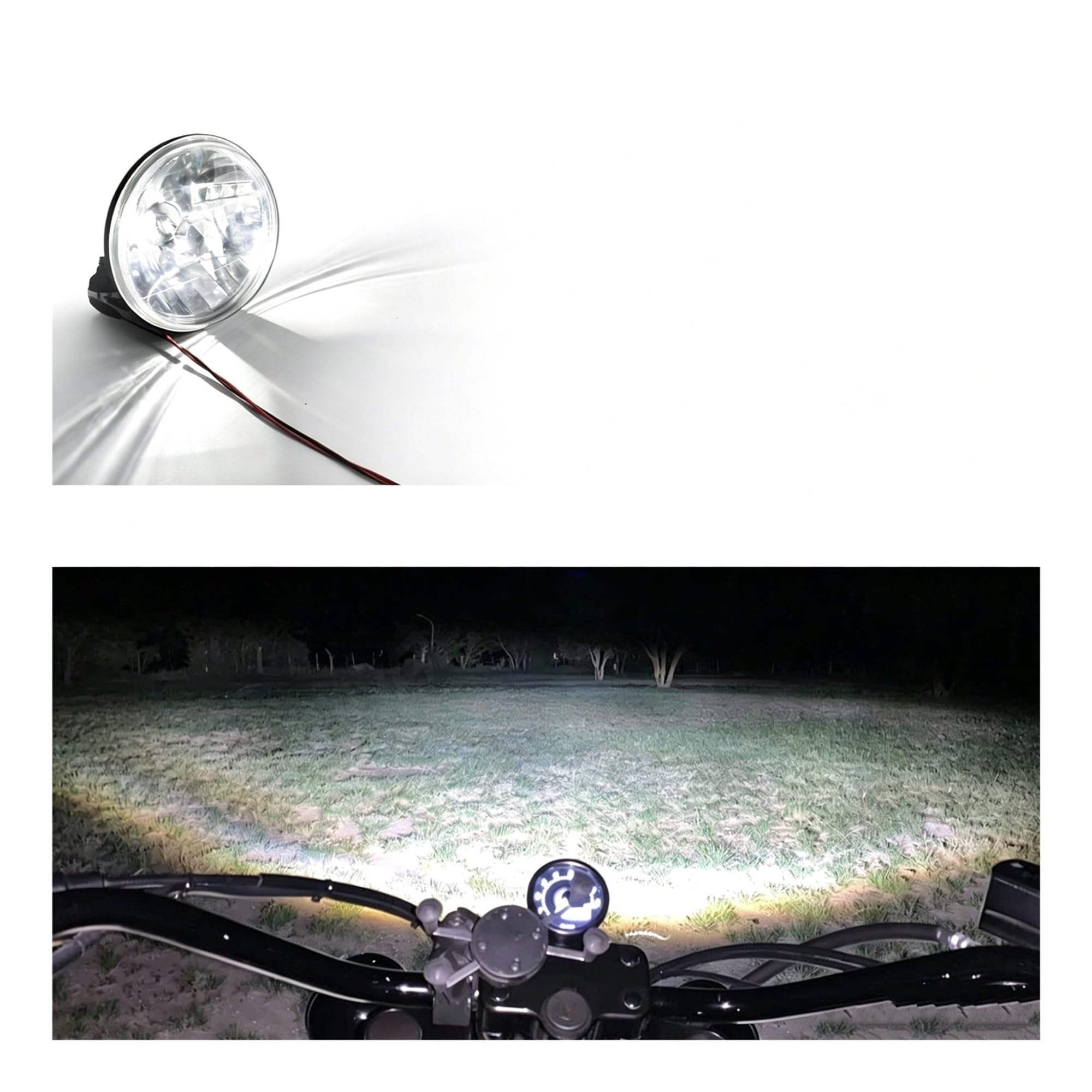 Chiusura Portellone Posteriore per Chevy Nova 1963-1978 12V H4 7 Pollici Rotondo LED Faro 6500K Bianco Puro 20000LM Super Luminoso Luci Anteriori del Veicolo Serratura Bagagliaio