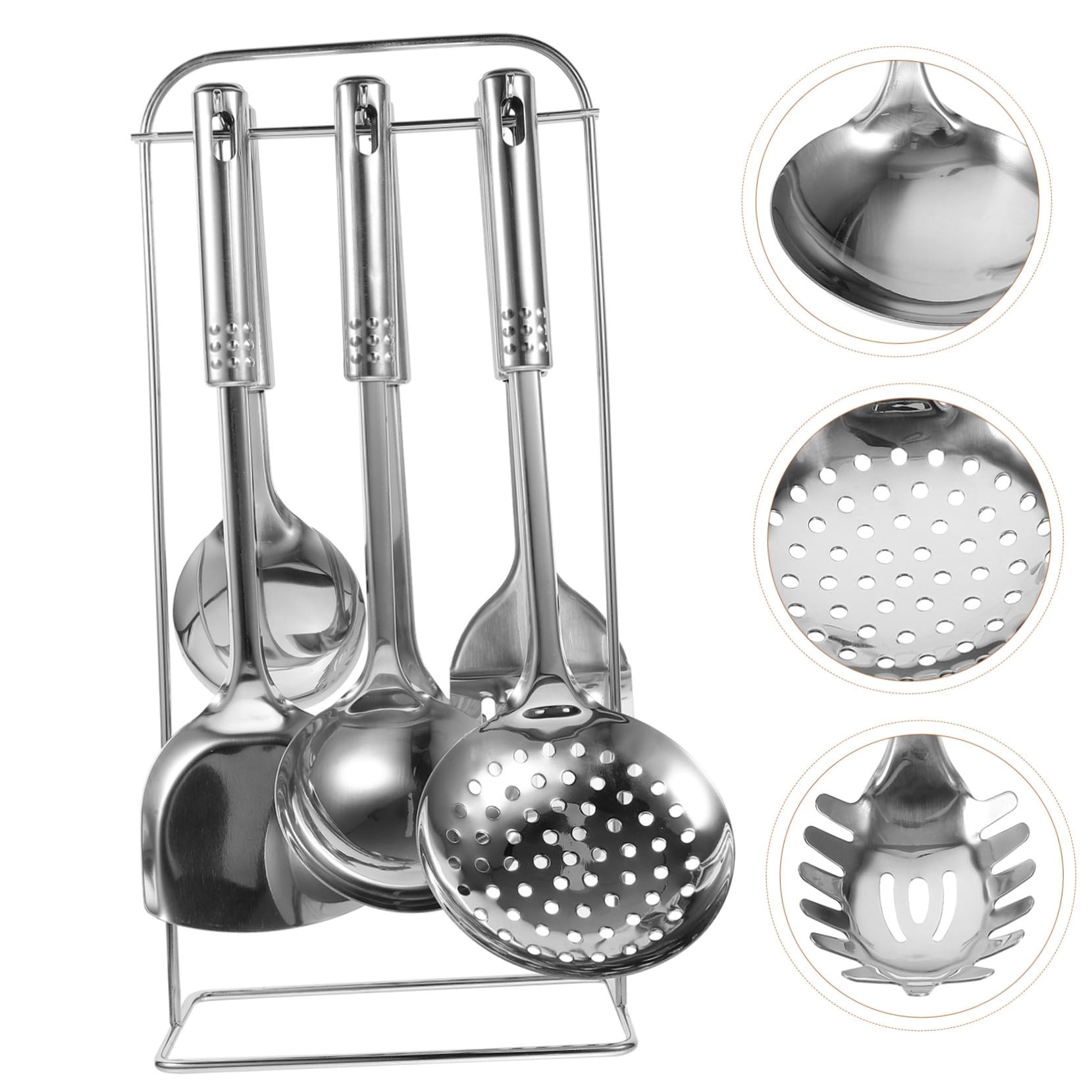 Acero Inoxidable Juego de Utensilios de Cocina, 7 Piezas