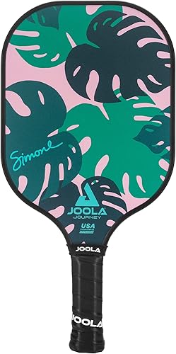 JOOLA Journey - Paleta de pickleball - Superficie de grafito de fibra de vidrio para más potencia - Pala ligera de pickleball con mayor control -