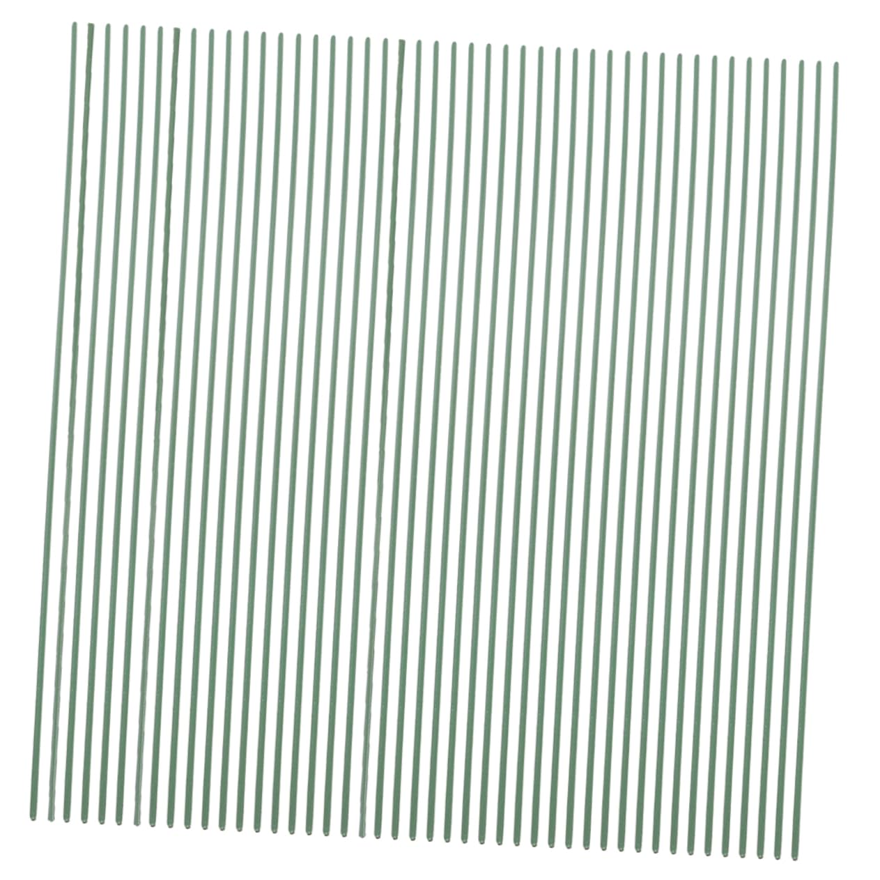 Cabilock 100pcs Wire Flower Pole DIY Flower Tower Stems Artificial Tulip Wire Stems Floristry Supplies 30cm Long