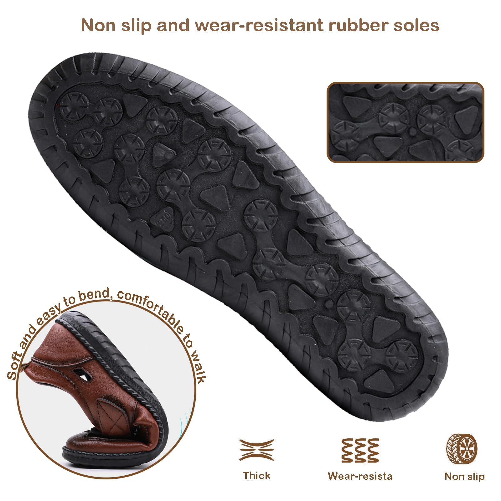 Sandali in Pelle Uomo Estivi Regolabile Leggero Traspirante Sandali Sportivi da Escursionismo Comodo Scarpe da Passeggio All'aperto Spiaggia