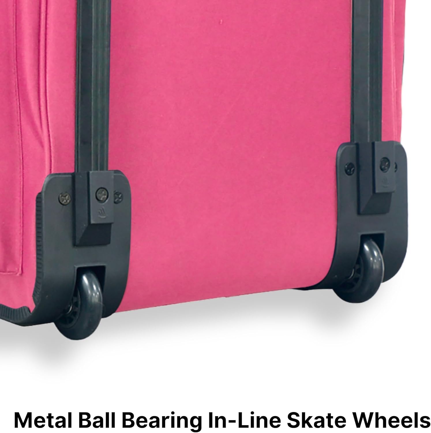 Olympia U.S.A. 22 inch Carry On 8 Pockets Wheeled Rolling Duffel Bag Water Resistant Luggage Lightweight Travel Suitcase with Retractable Handle - Image 5