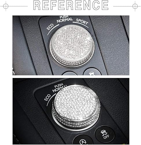 Miniatura 6 de 1797 Compatible modo de conducción seleccione interruptor perilla para Lexus Accesorios Bling Parts ES GS Cap Covers Calcomanías Calcomanías 2018