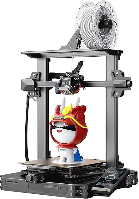 Creality Ender 3 S1 Pro 3D Printers 300 High Temp Printing Support Multiple Filaments 3D Printer Sprite Full Metal Direct Extruder CR Touch Automatic Leveling Printing Size 220×220×270mm