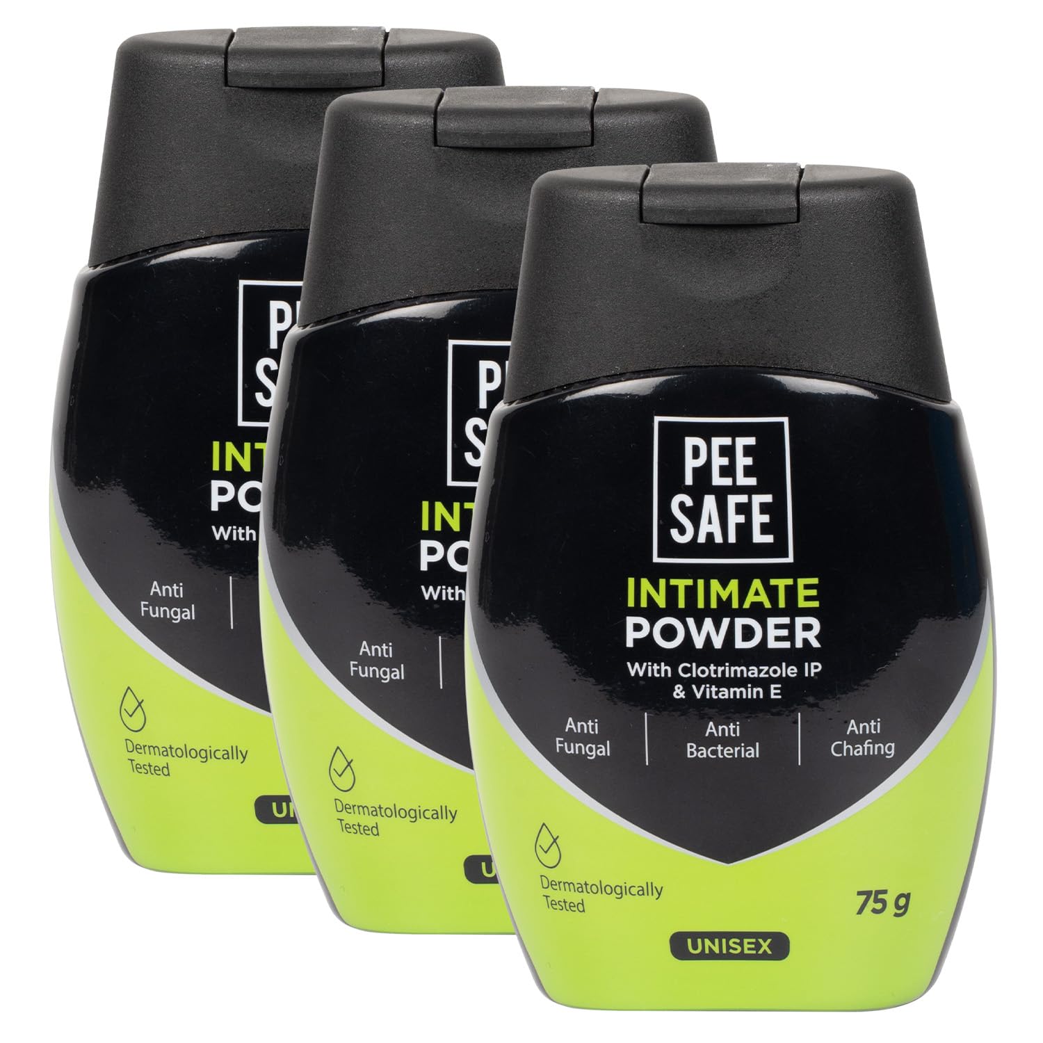 Pee Safe Intimate Powder for Women | 75g | Pack of 3