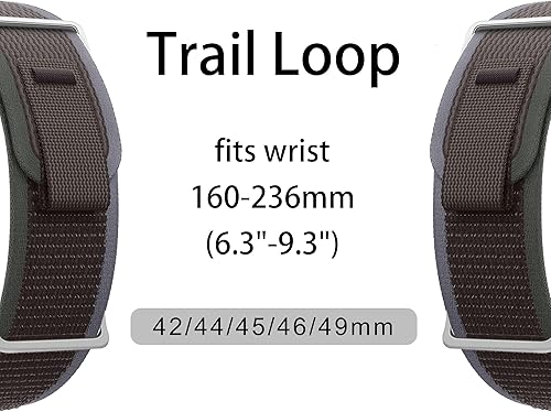 Miniatura 7 de Trail Loop - Correa deportiva compatible con Apple Watch Ultra 2Apple Watch Ultra 1.732 pulgadas, Series 98SE276SE54321 de 1.772 pulgadas1.732