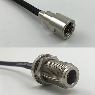 6 feet RG142 FME MALE to N FEMALE BULKHEAD Pigtail Jumper RF coaxial cable 50ohm Quick USA Shipping