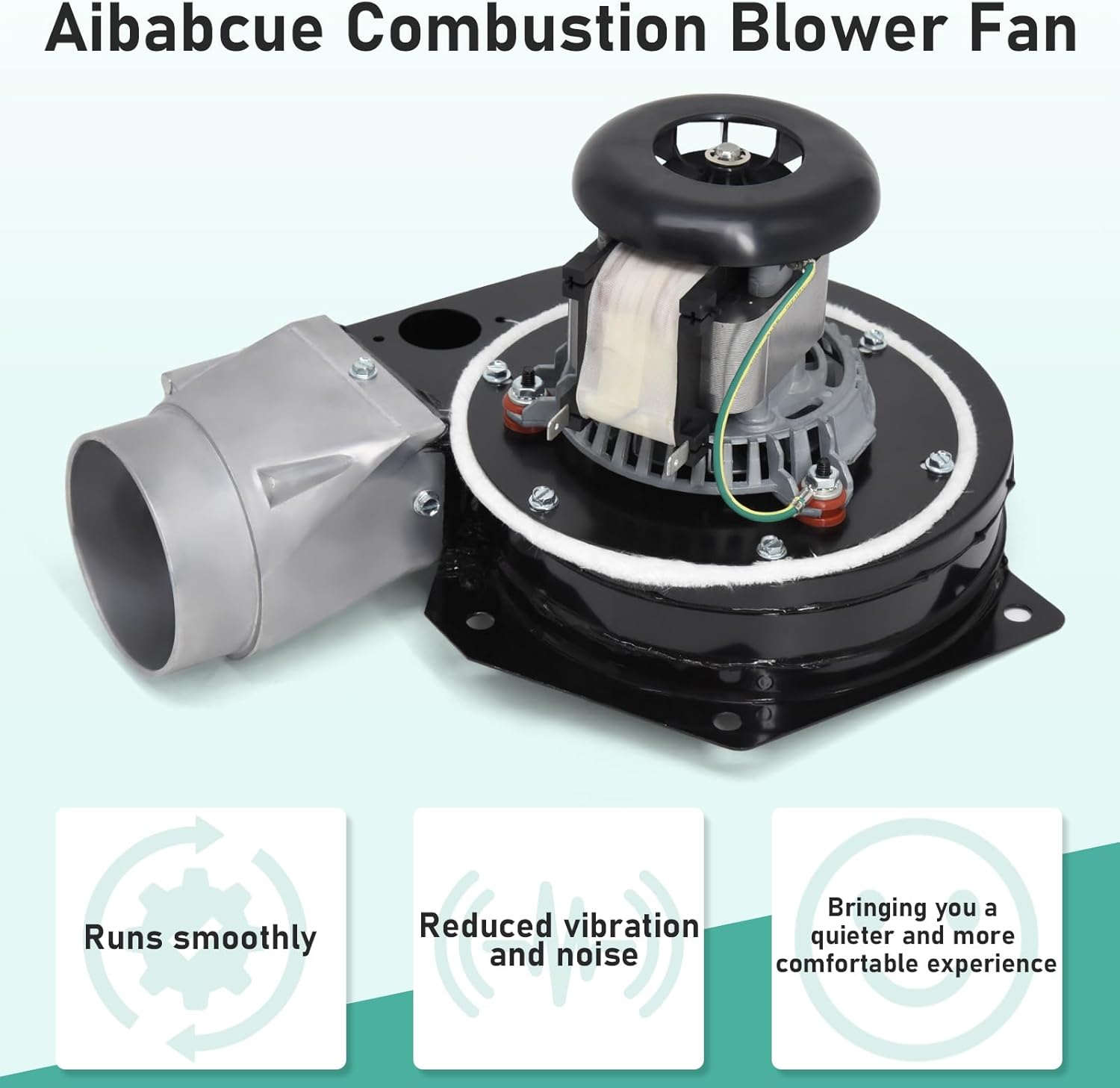 Combustion Blower Motor 80602 for US Stove & USSC 5660 5501S 5660E Vogelzang VG5790 5790 VG5770 5770, Ashley 5660 AP5660L AP5710 Pellet Stoves Replacement Exhasut Blower Fan Motors