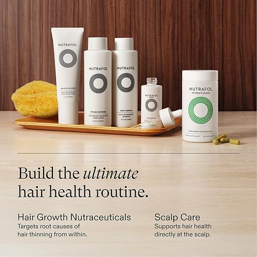 Miniatura 9 de Nutrafol Suplementos para el crecimiento del cabello para mujeres, para mujeres de 18 a 44 años, clínicamente probados para cabello visiblemente más