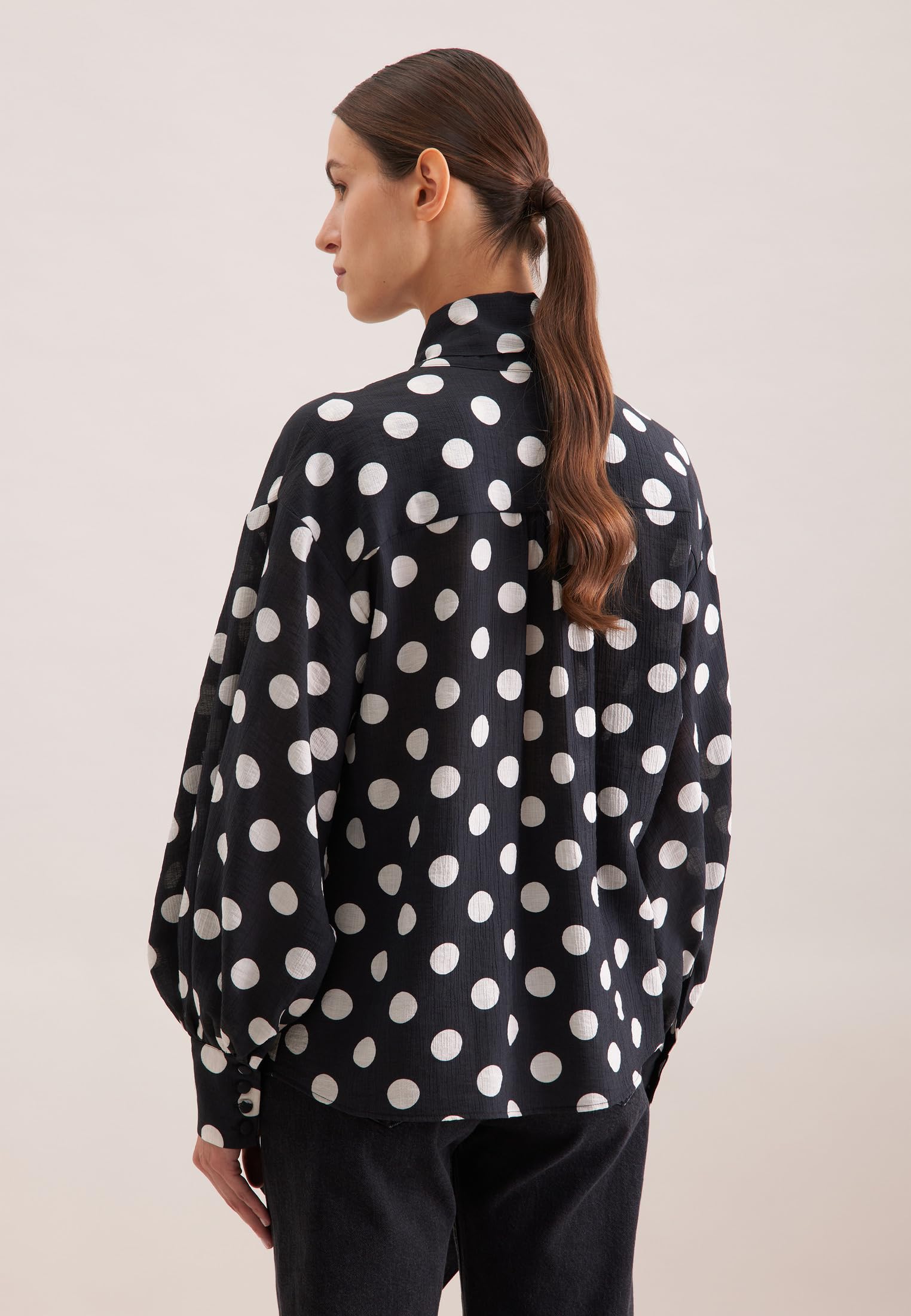 Seidensticker Damen Oversized Fit Langarm Bluse Bluse