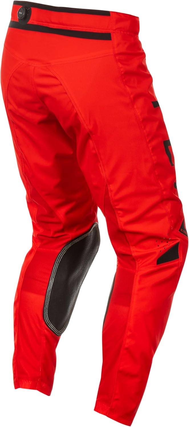 Fly Racing Men's Kinetic Center Pants (Red/Black, US 42)