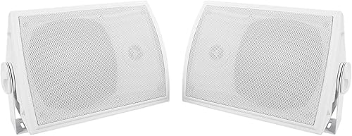 Miniatura 11 de Rockville Par HP5S-8 de 420W, altavoces de 13.3 cm (5.25 pulgadas) para cine en casa interior/exterior, 8 ohmios, resistente al agua IPX44