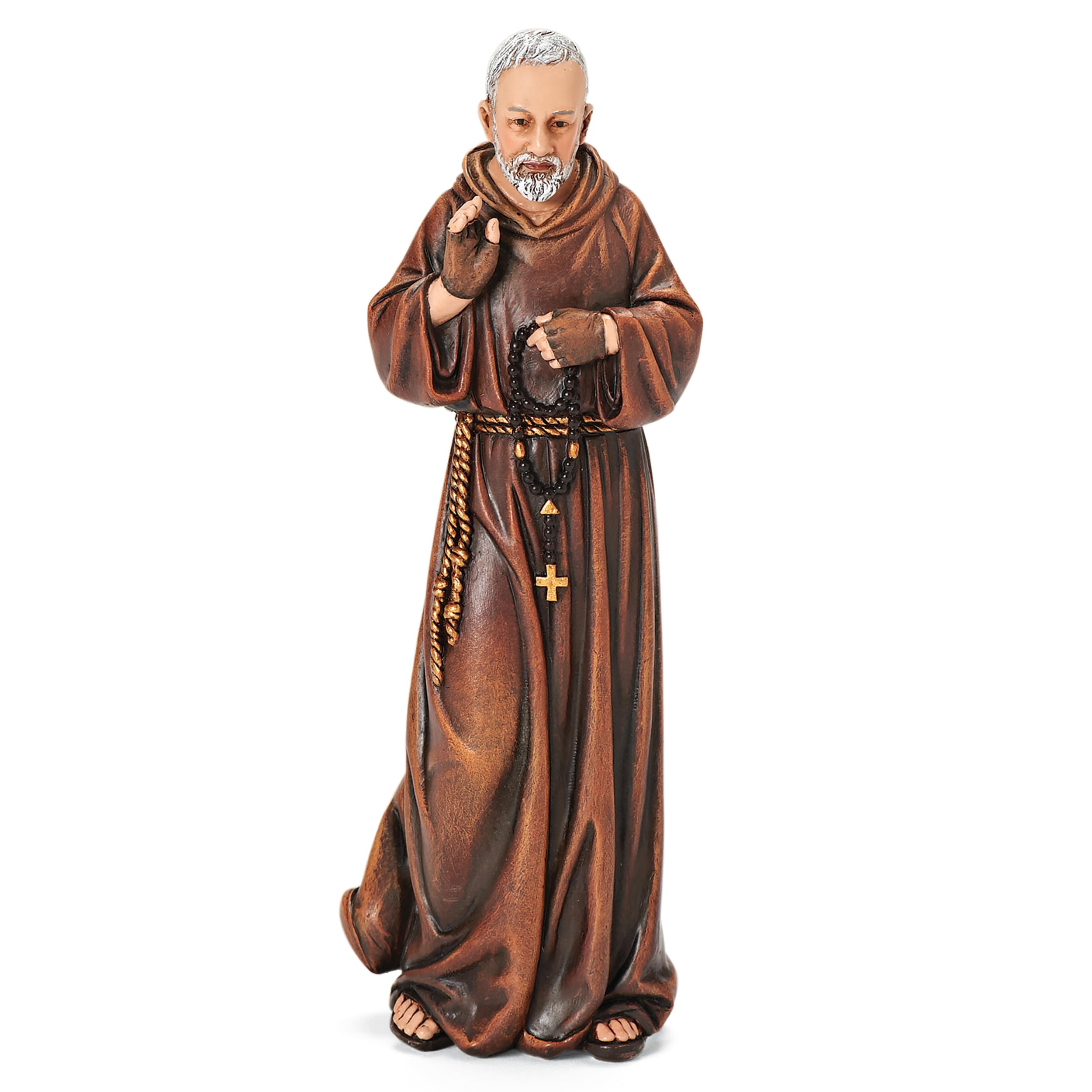Joseph's Studio Multicolor Joseph Studio Renaissance Padre Pio Of Pietrelcina Religious Figurine 66899 New