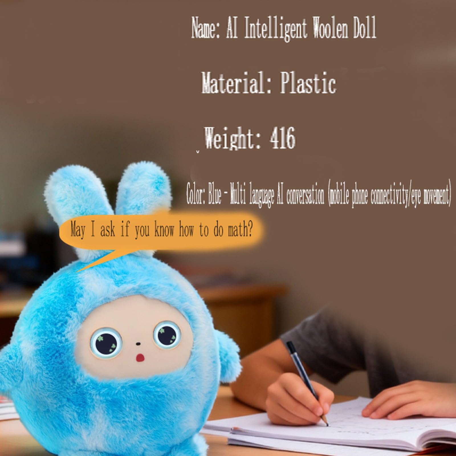 Marca Peluche Interactivo Electrónico Juguete Inteligente para Niños con Sonido Música y Luces Cuentos y Canciones Infantiles B