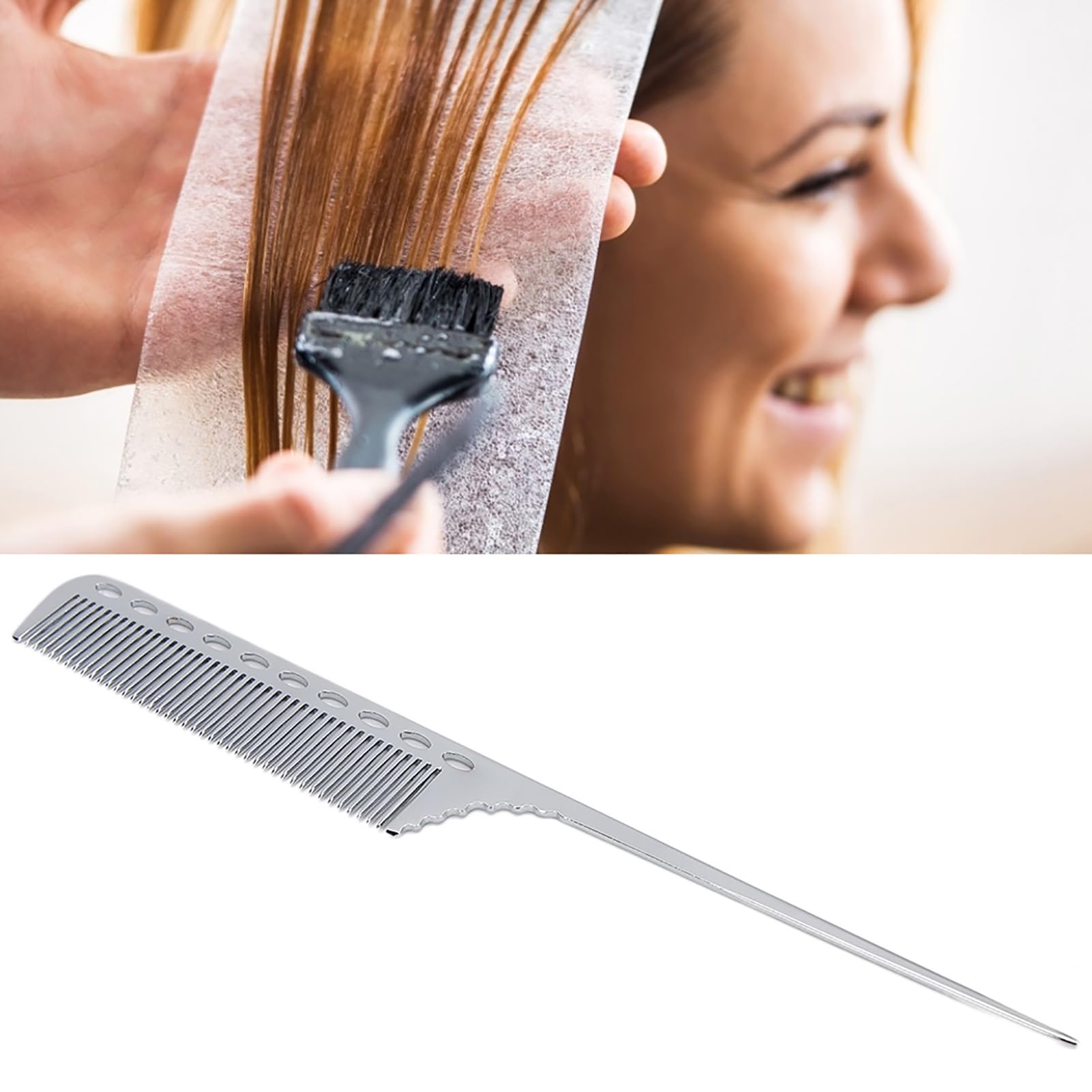 Amazon | ラットテールヘアコーム、からかいコームスタイリングコーム