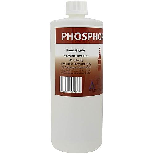 1 Quart / 950ml 85 Food Grade Phosphoric Acid Rust