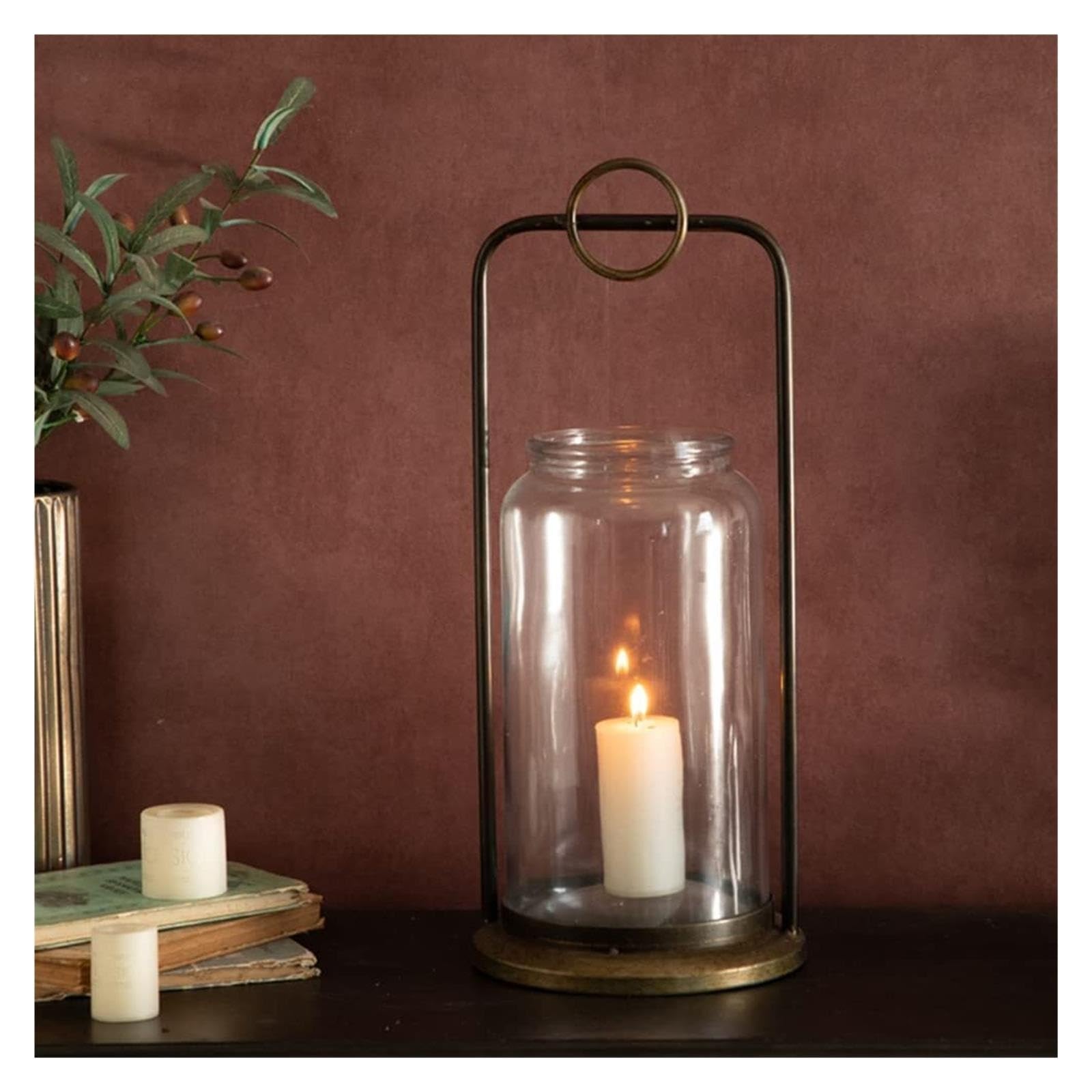 Kerzenständer Hängende Laternen mit klarem Glas for Hochzeiten Wohnaccessoires