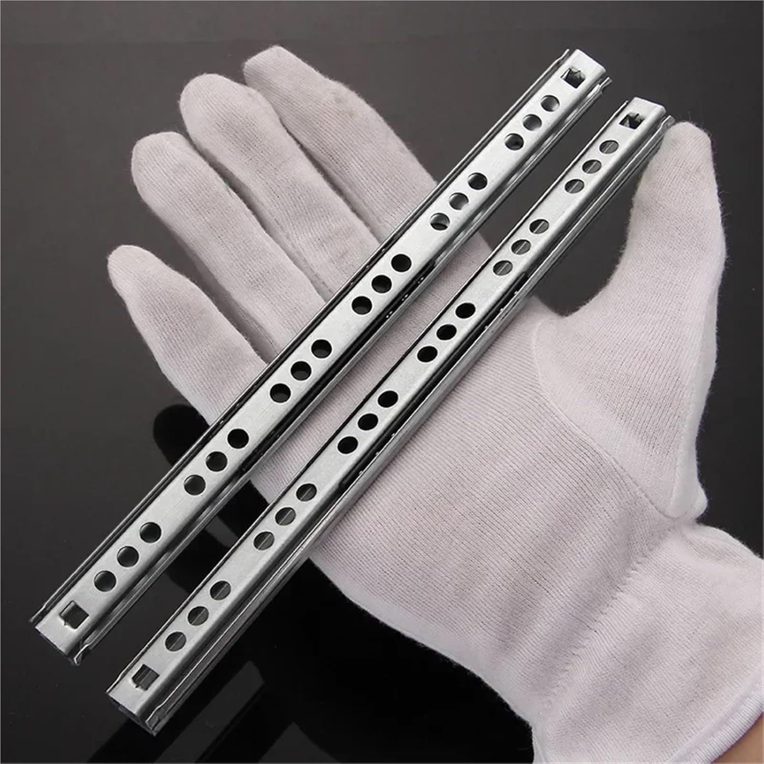 Drawer Slides 2Pcs Ball Bearing Drawer Slides Furniture Slide Steel(406MM 16inch)