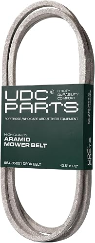 UDC Parts 954-05001 Deck Belt Replacement for Troy Bilt TB30R, 1/2" x 43.5"