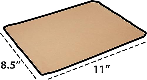 Miniatura 6 de CuteBox 300 bolsas de regalo de papel plano marrón kraft (8.5 x 11 pulgadas) para mercancía, manualidades, recuerdos de fiesta, venta al por menor,